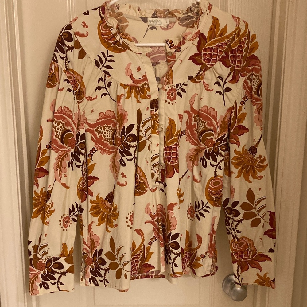 Floral Print Women's Blouse